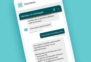 Schermata di smartphone con le tue richieste