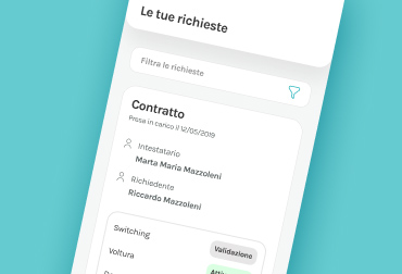 Schermata di smartphone con chatbot
