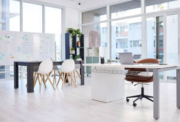 ambiente di lavoro illuminato